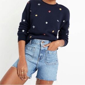 Madewell High-Rise Denim Shorts in Beasley Wash